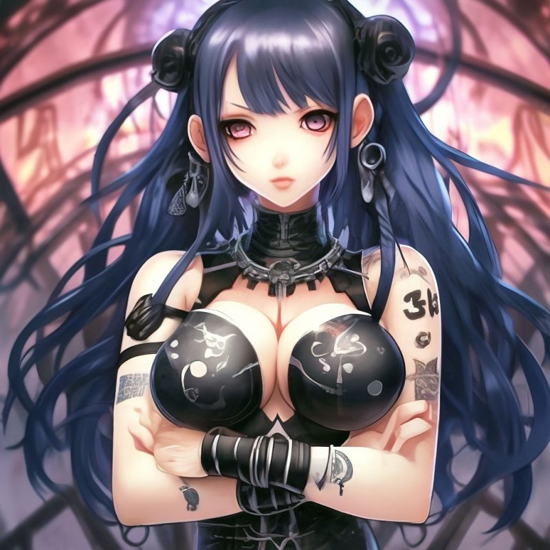 Грудь аниме девушки