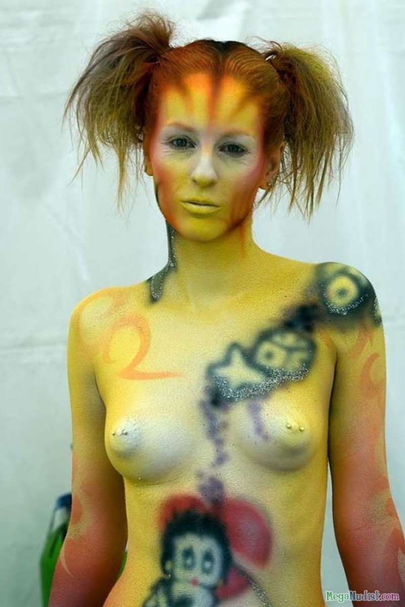 Прикольный бодиарт