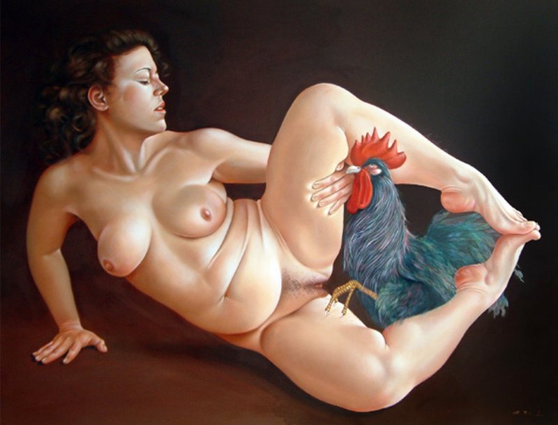 Рисунки пышных голых женщин