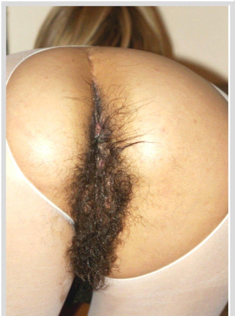 Красивые волосатые женские попки