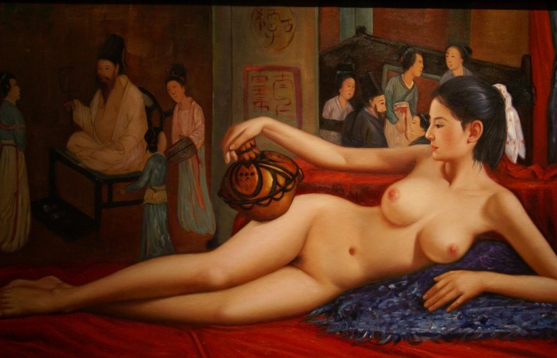 Современная китайская эротическая живопись