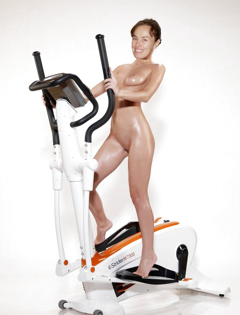 Тренировка на велотренажере