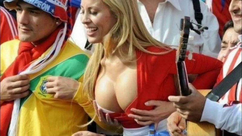 Болельщица сборной парагвая лариса рикельме