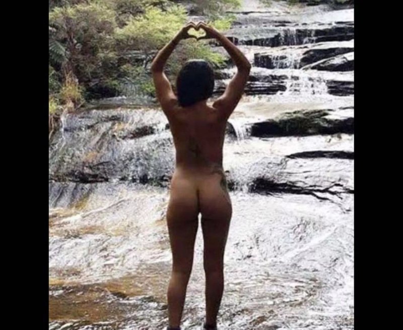 Водопад природа