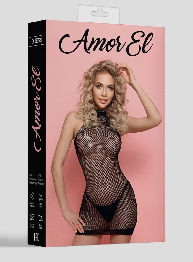 Мини платье сетка