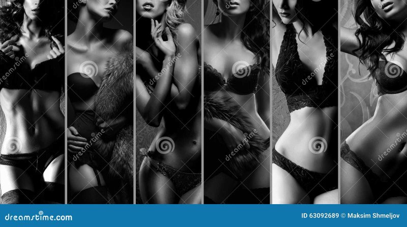 Нижнее белье коллаж