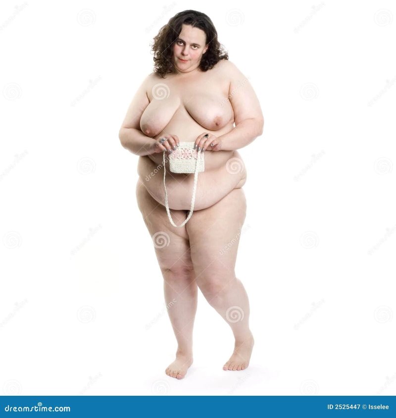Голая толстая женщина