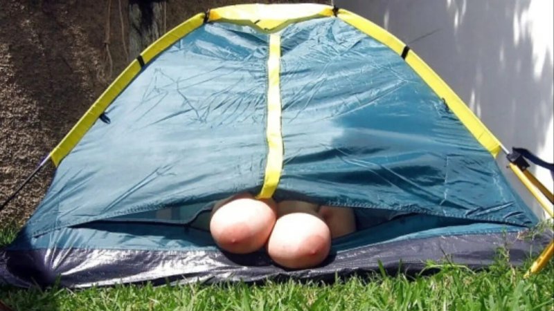 Палатка прикол