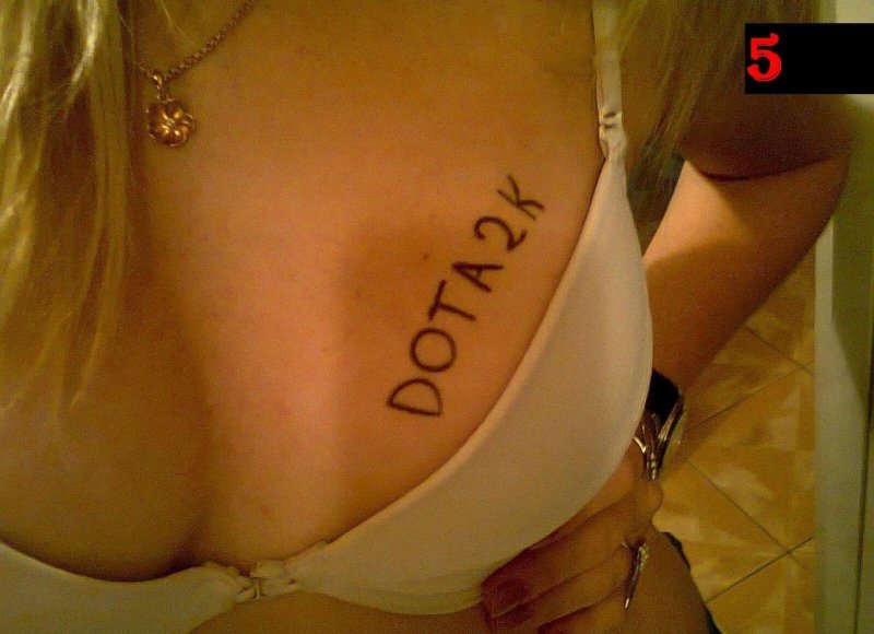 Надписи на груди