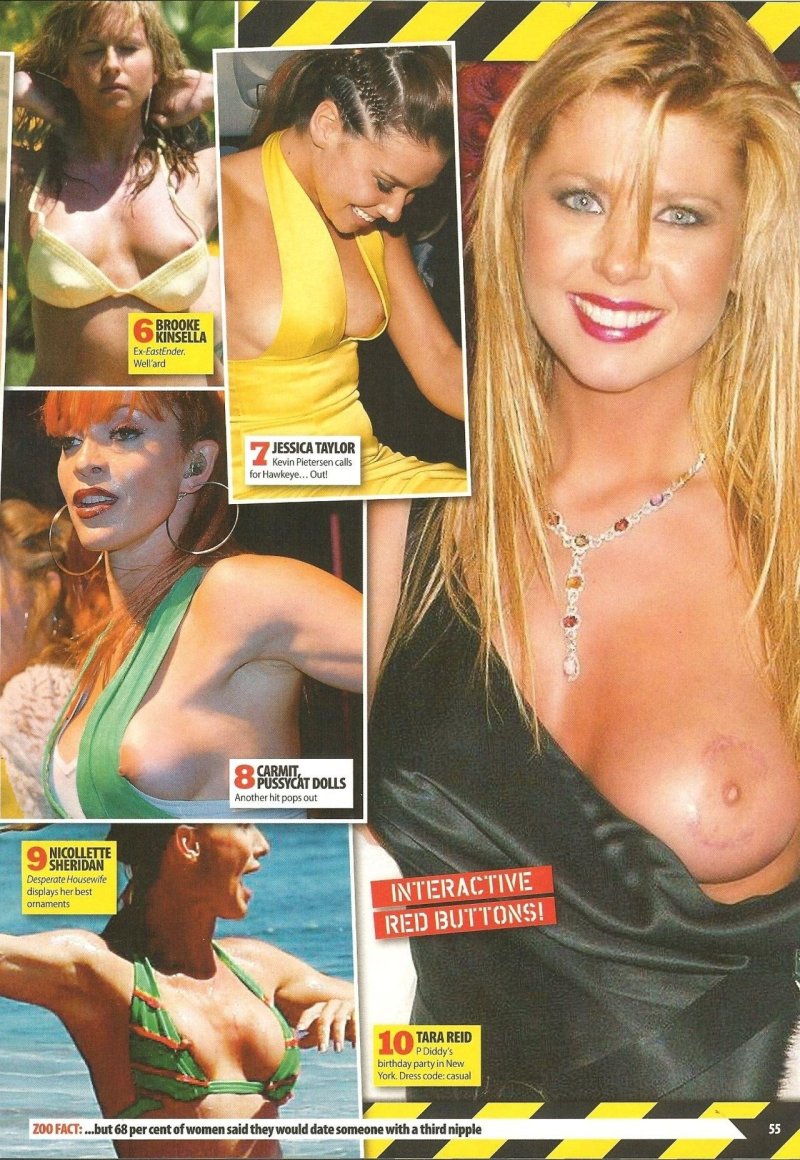 Тара рид вывалилась грудь