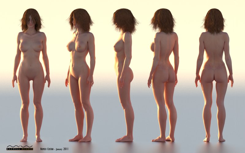 Виртуальные девушки ню