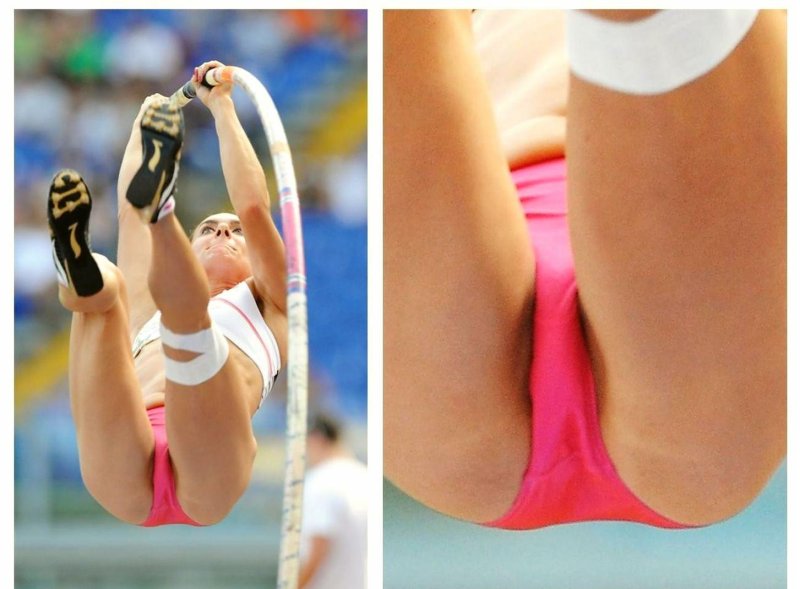 Засветы писек у спортсменок