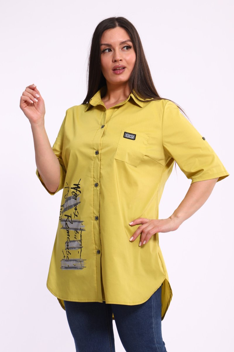 Леди мария рубашка жёлтая