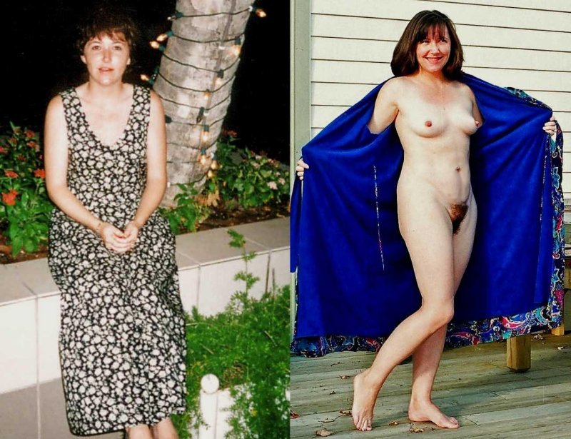 Одетые и раздетые волосатые ретро