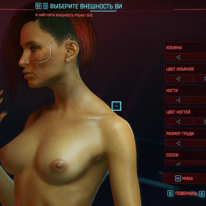 Cyberpunk внешность ви пресет
