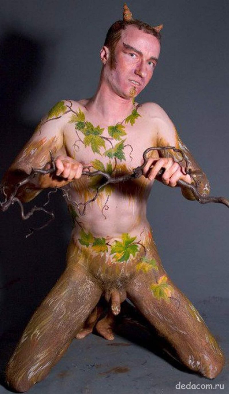 Бодиарт мужчины