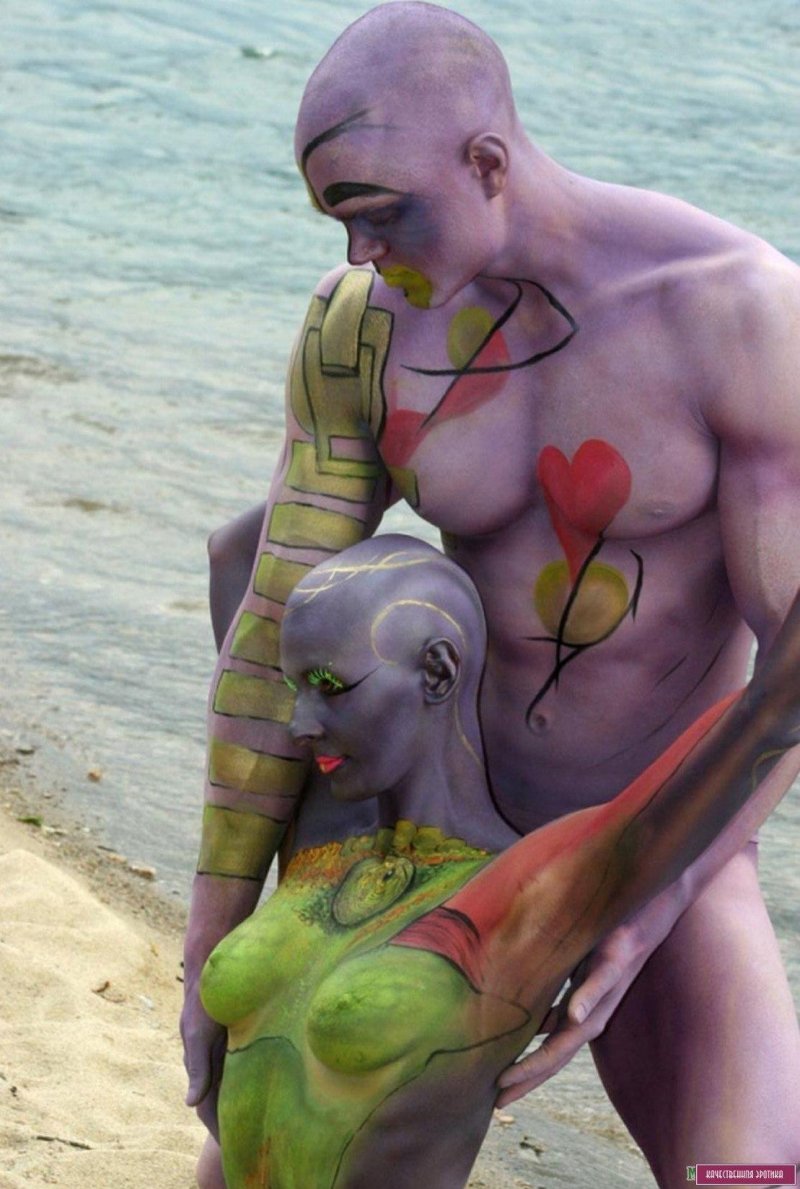 Нудисты бодиарт