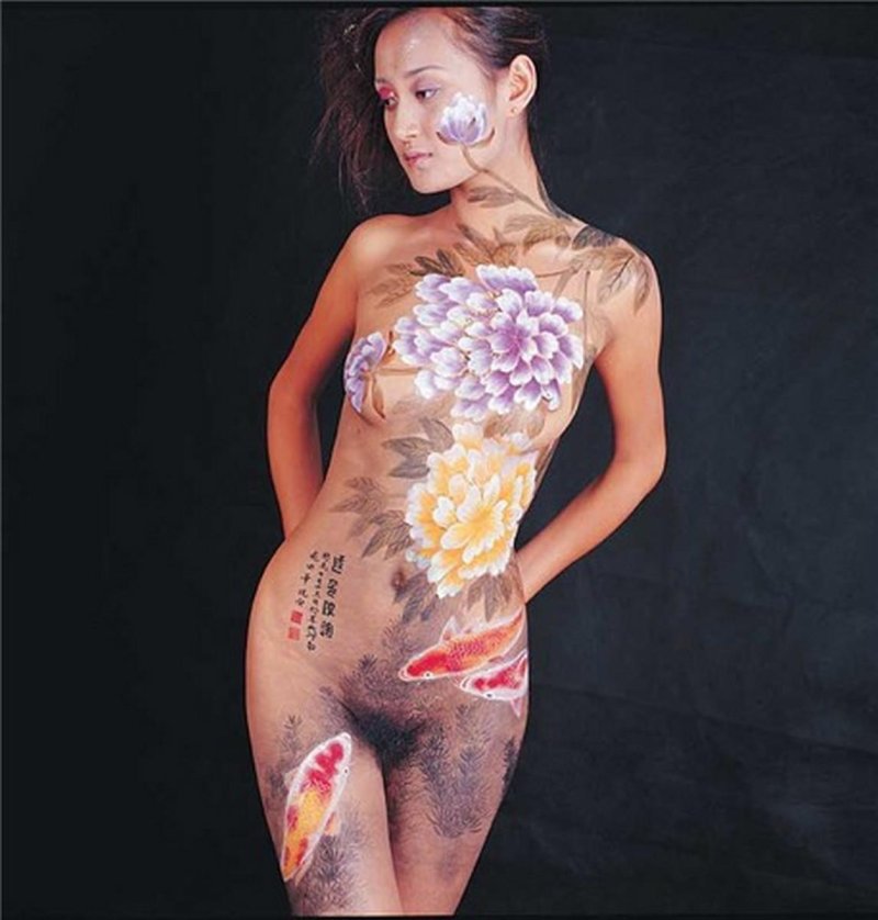 Бодиарт без цензуры