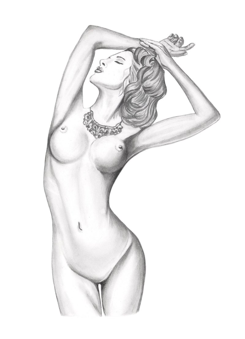 Рисунки голые женщины