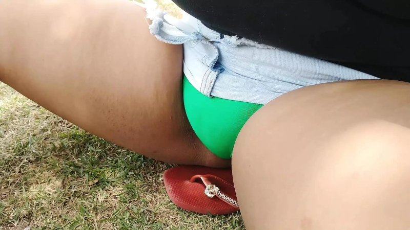 Зеленые женские трусики