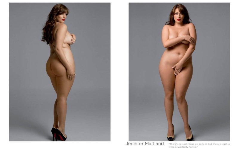 Модели плюс сайз голые