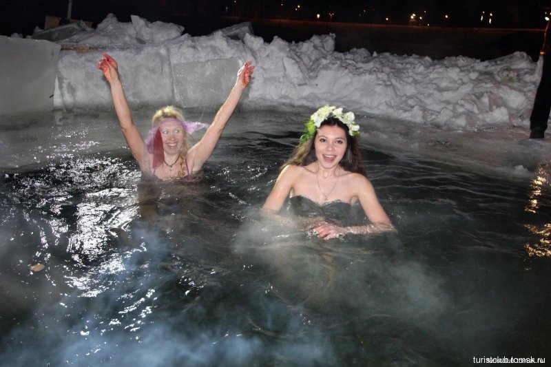 Прорубь на крещение