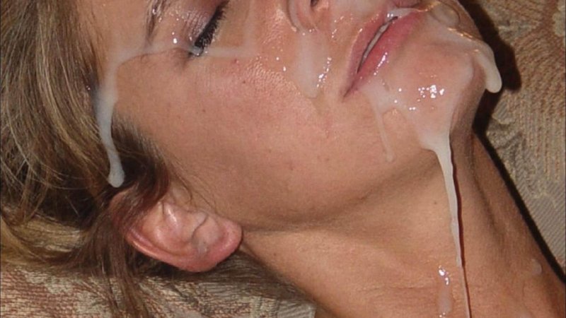 Кончил на лицо любительское