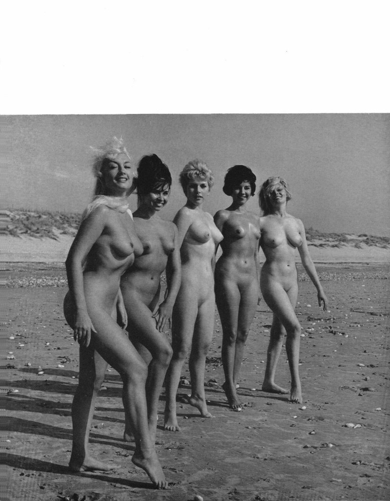 Ретро девушки нудистки