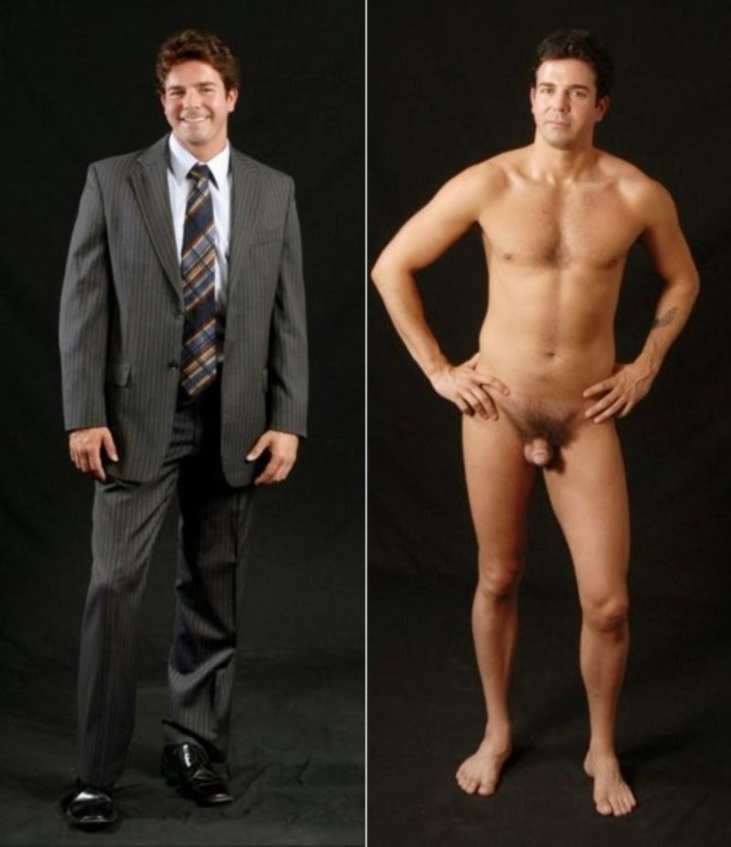 Одетые и раздетые мужчины