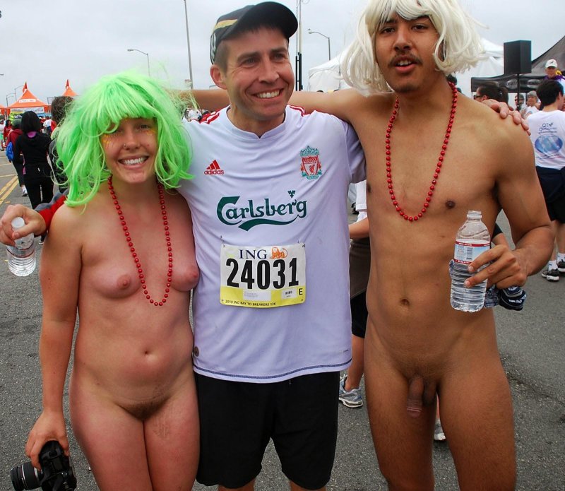 Нестандартные голые люди