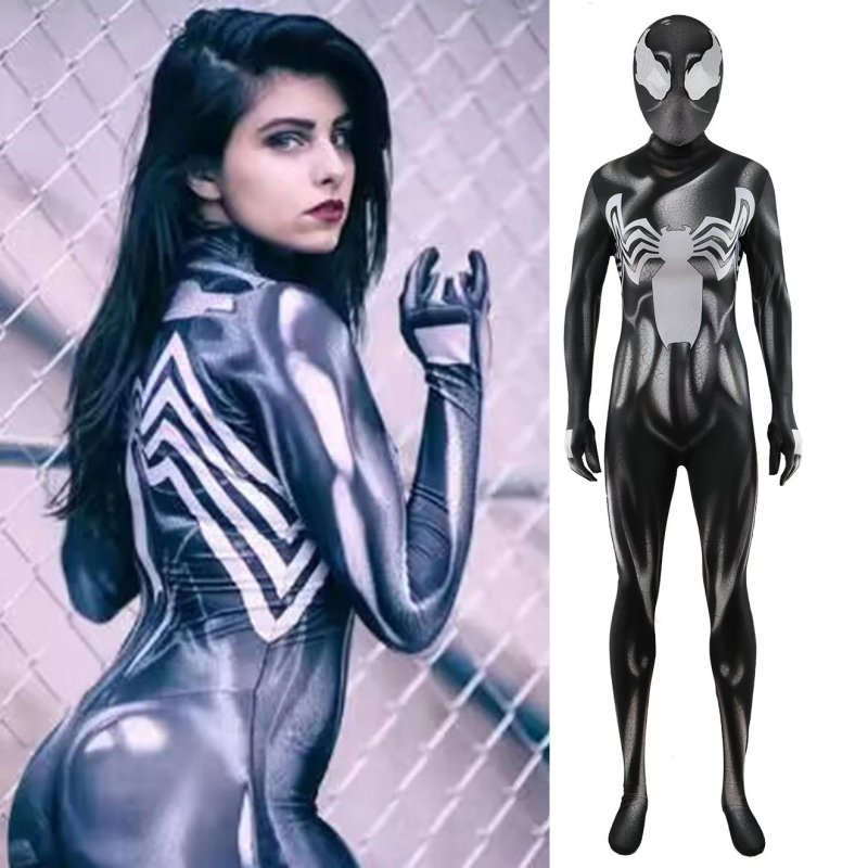 Женский косплей веном