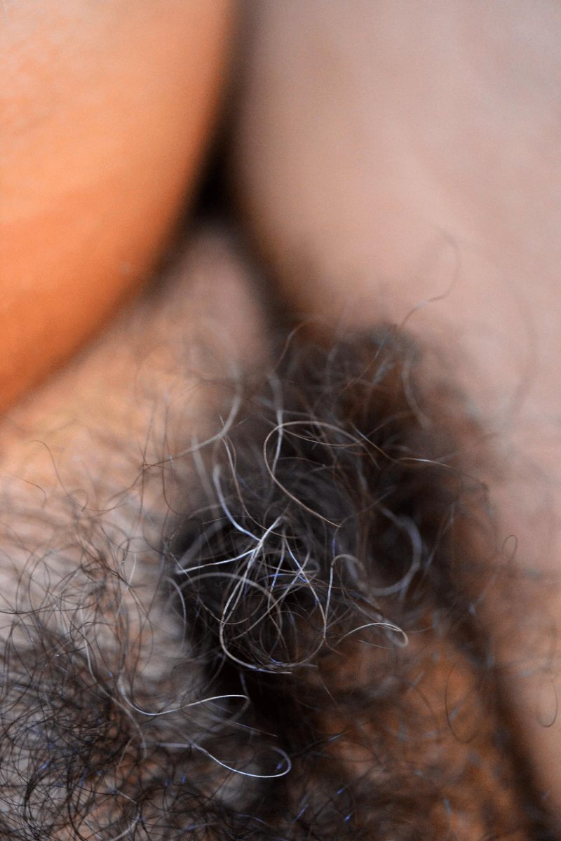 Светлые лобковые волосы