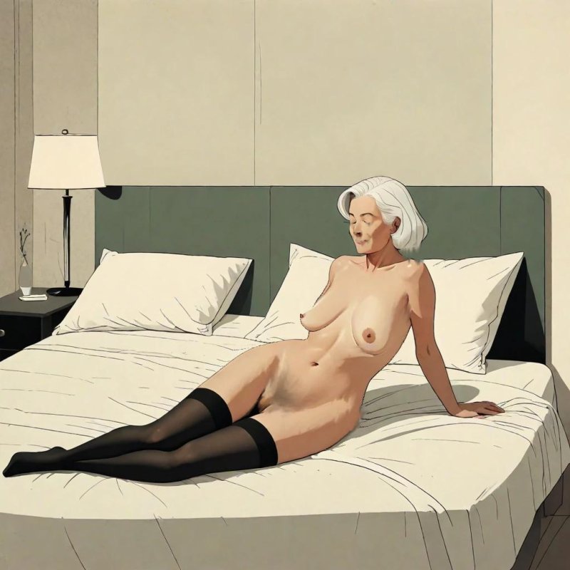 Пожилая женщина