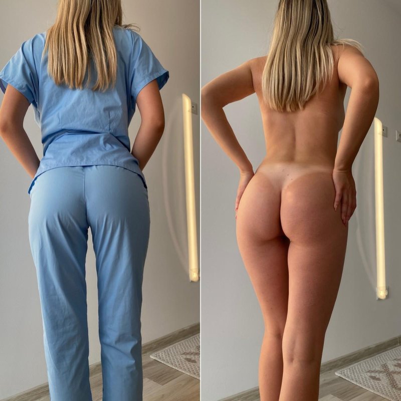 Девушки одетые и раздетые