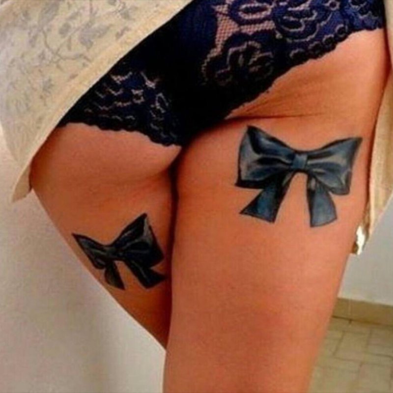 Тату бантик