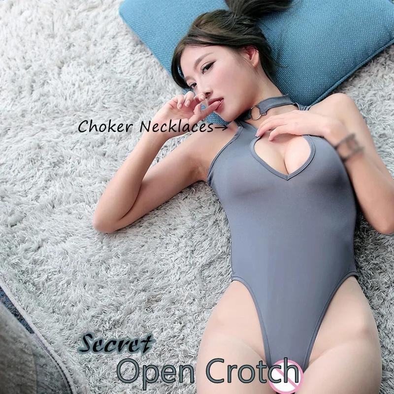 Боди с открытой промежностью