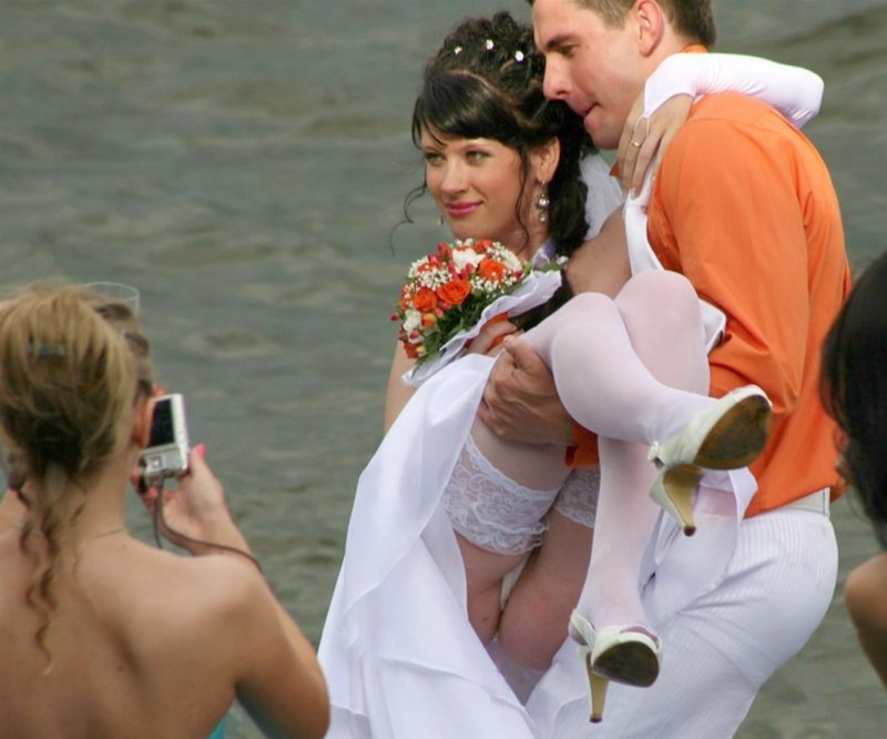 Эротические моменты на свадьбе