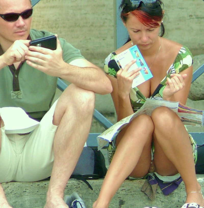 Засвет под юбкой