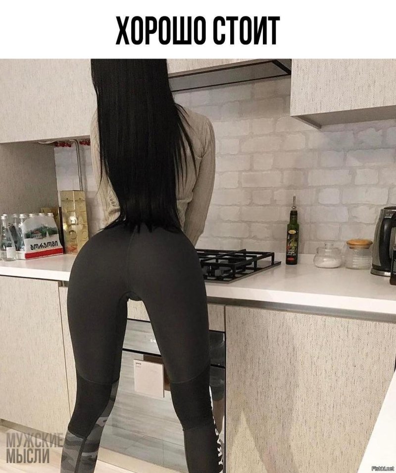 Красивые попки в леггинсах