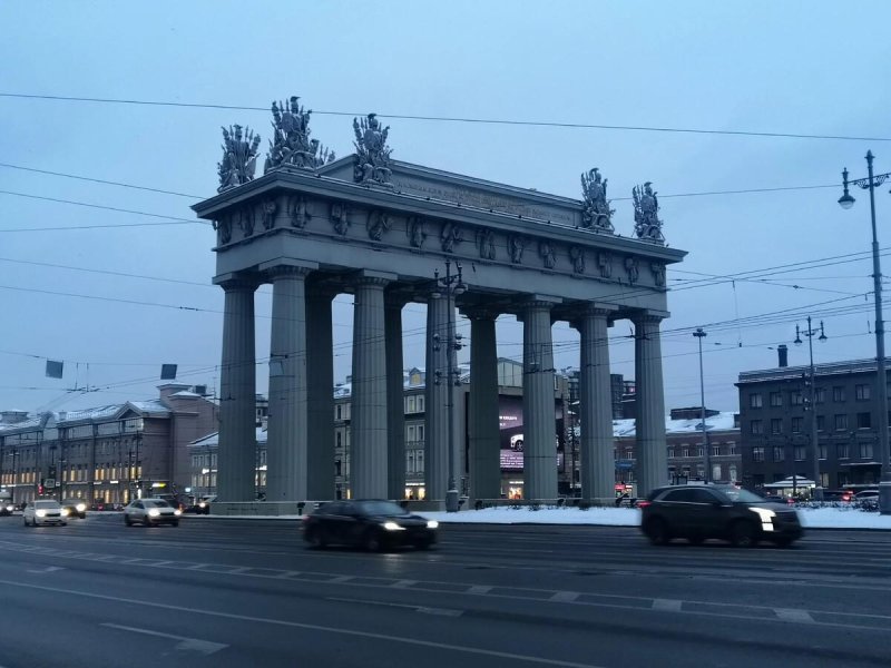 Московские триумфальные ворота в санкт петербурге
