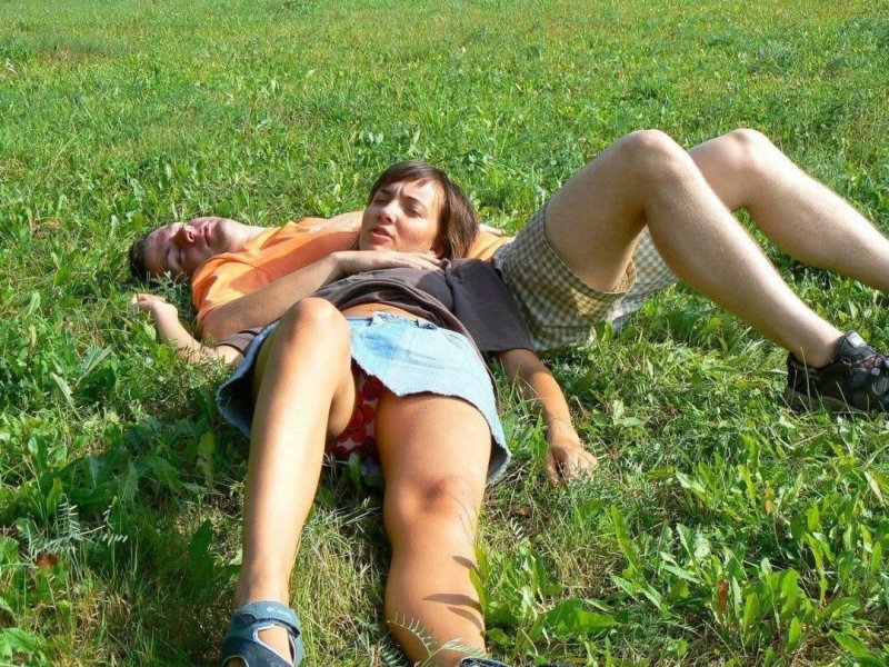 На природе без трусов