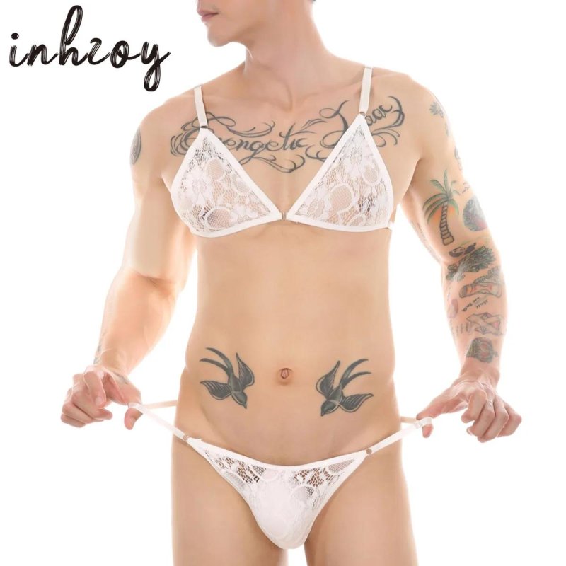 Мужское кружевное нижнее белье