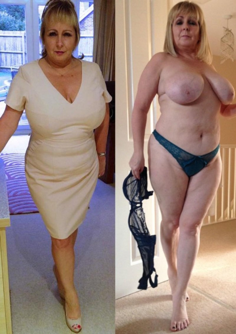 Одетые и раздетые толстые