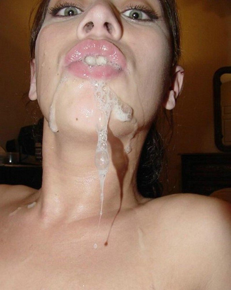 Море спермы на лице