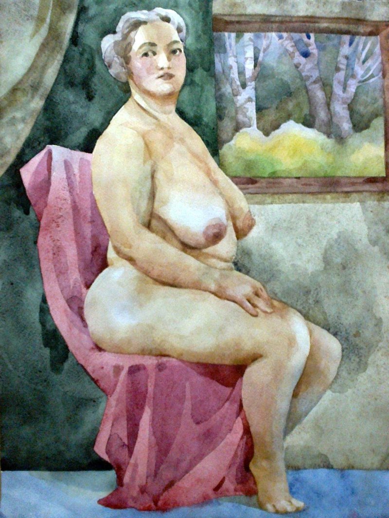 Константин разумов картины натурщица