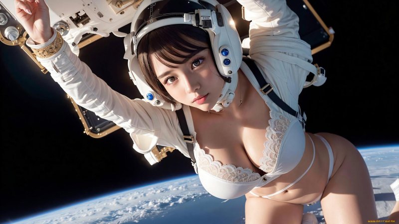 Девушка в космосе