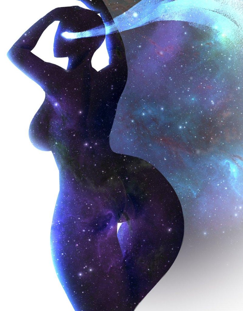 Девушка космос