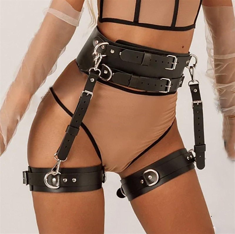 Портупея женская на ноги