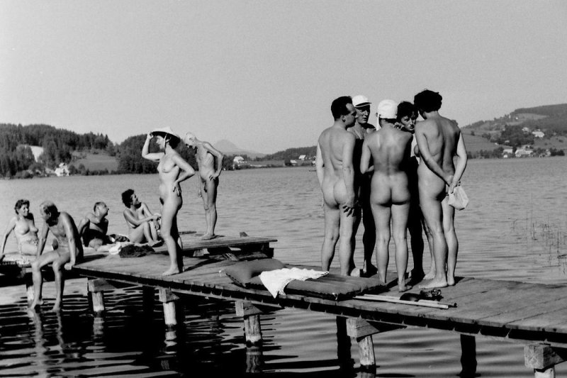 Ретро нудистские семьи