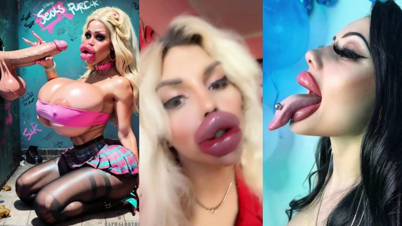 Девушки с накаченными губами красивые